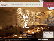 Tablet Screenshot of chisourestaurant.com